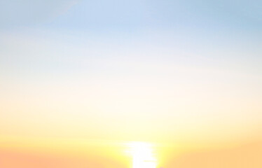 Wall Mural - light panorama sunset sky background
