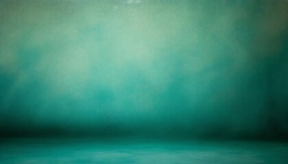 Wall Mural - dreamy and romantic aqua shades of blue and green traditional painted canvas or muslin fabric cloth studio backdrop or background suitable for use with portraits and products alike