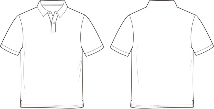Polo shirt with ribbed collar and armbands. 