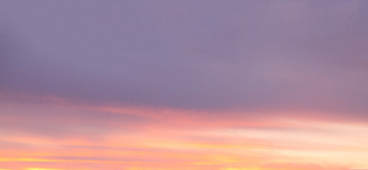 Wall Mural - grey and pink clouds dark sunlight sky background