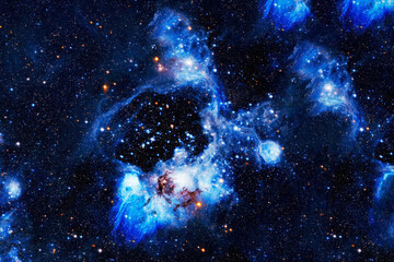 Wall Mural - cosmic nebula in deep space. elements of this image furnished by nasa