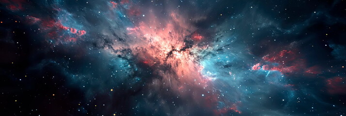 magic color galaxy. infinite universe and starry night.