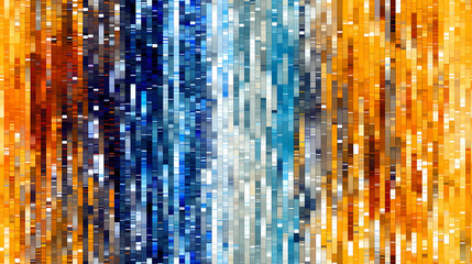 Wall Mural - abstract motley bright wave colorful glitches of painted design background image