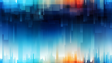 Wall Mural - abstract motley bright wave colorful glitches of painted design background image