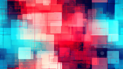 Wall Mural - abstract motley bright wave colorful glitches of painted design background image