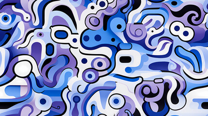 Wall Mural - abstract motley bright wave colorful glitches of painted design background image