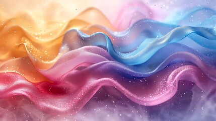 Wall Mural - SOFT GRADIENT BACKGROUND, COLORFUL PASTEL DESIGN : Generative AI