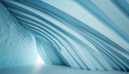 Wall Mural - 3d abstract light blue background