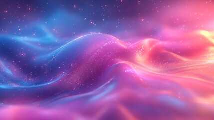 Fototapete - Soft Gradient background. Vibrant Gradient Background. Blurred Color Wave. Blue, pink gradient background. summer and spring concept. Pastel gradient background. Abstract blurred wallp : Generative AI