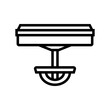lapel pin jewelry fashion line icon vector. lapel pin jewelry fashion sign. isolated contour symbol black illustration
