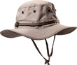 © Tran - Versatile and waterproof hiking hat for sun and rain protection isolated on transparent background. PNG