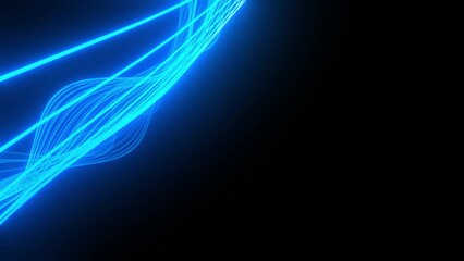 Animated background of wavy lines