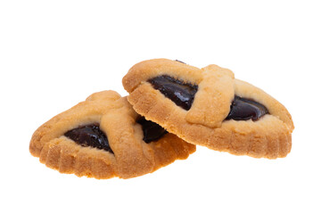 Sticker - cookies with jam isolated