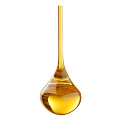 Aufkleber - Drop of olive oil or oily cosmetic liquid drips