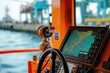Digital maritime navigation system ensuring safety in marine infrastructure.