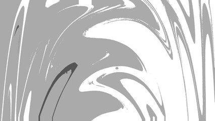 Wall Mural - abstract gray white animated wave background for loop playback. seamless 4k live wallpaper. white gr