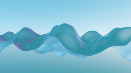 Fototapete - Vibrational waves of abstract forms representing the resonance achieved when aligning personal values and goals...