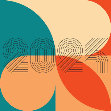 Vector Design Pattern Backgrounds With Retro Colors