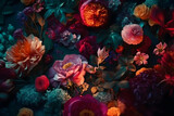 Fototapeta Do przedpokoju - flowers background