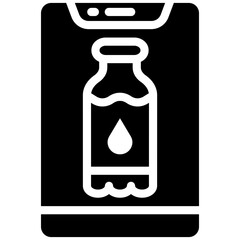 Poster - Water vector icon illustration of Workout App iconset.