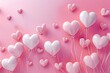 Valentine festive love background, Perfect for conveying the spirit of Valentine's Day