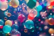Colorful Bubbles in the Sky Generative AI