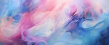 A Kaleidoscope Of Fluid Motion, With Bursts Of Energetic Pink And Azure Blue Creating A Mesmerizing Dance On A Canvas Of Abstract Brilliance.