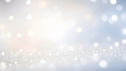 Canvas Print - Abstract background with bokeh defocused lights. Christmas and New Year concept.