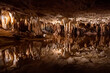 Stalactites and Stalagmites in Luray Caverns, Virginia, USA
