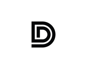 DD Logo design vector template