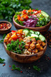 Food bowls, vegan