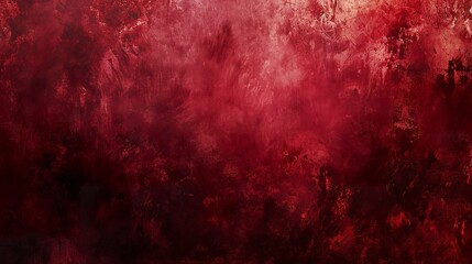 Wall Mural - dark red abstract background in cyclorama style in misty atmosphere. opulent setting of extra depth 