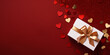 Love and celebration. Illustration for Valentine‘s day card, wedding, engagement, love message, background, invitation card, celebration, Women's day, social media post, web banner, marketing.