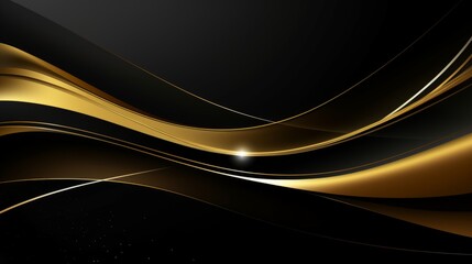 Poster - Financial analysts analyzing stock market data on golden luxury background