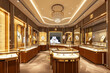Grand Jewelry Store With Stunning Chandelier and Exquisite Selection