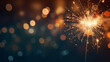 © jiejie - Beautiful creative holiday background with fireworks and sparkles