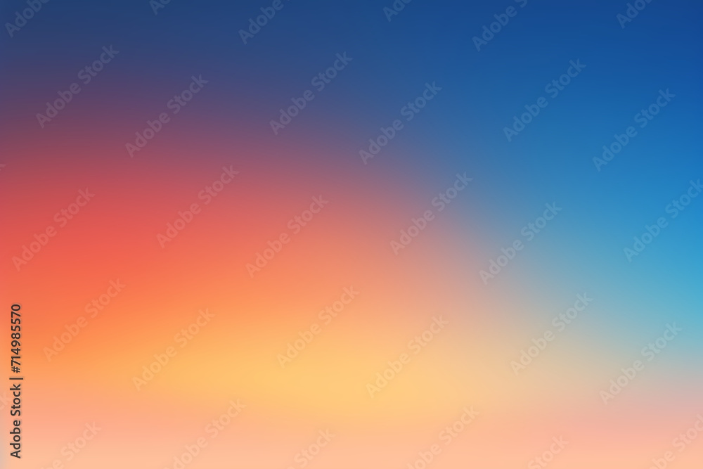 風景画 青とオレンジのグラデーション 約70x59 青とオレンジのグラデーション背景、壁紙 の Stock イラスト | Adobe Stock