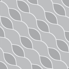 Poster - abstract modern grey diagonal smooth wave line pattern.