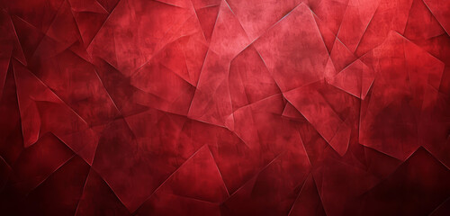 Wall Mural - Dark grunge background with abstract red shards.