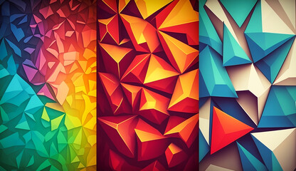 Poster - Modern Geometric Design Background