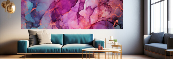 Wall Mural - colorful marble background