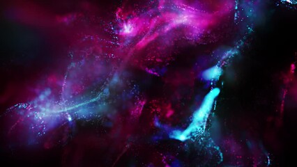 Wall Mural - colorful particle wave abstract background