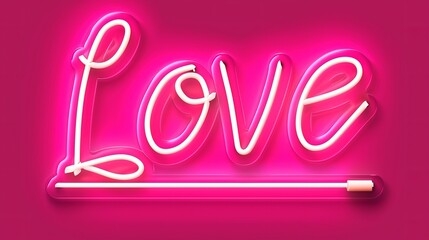 Neon love sign