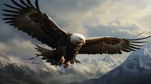 American Bald Eagle Ai Generated