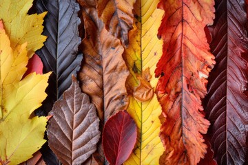 Aufkleber - A close up view of a bunch of leaves. Suitable for nature-themed projects