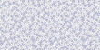 Seamless pattern with white flowers of blooming lemon.