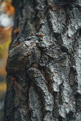 Aufkleber - Close up view of tree bark. Can be used for nature-themed designs or as a background texture.