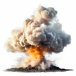 © Marinnai - Illustration of big fire smoke