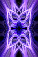 Abstract Purple Fractal Background