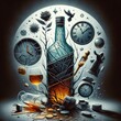 Alcohol's Aftermath: A Visual Metaphor